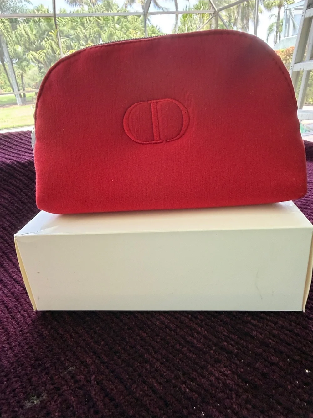 DIOR makeup bag